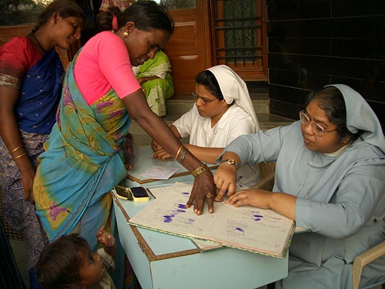 Hermanas de la Caridad de Santa Ana en la India