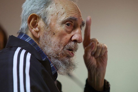 Fidel Castro, en la presentación. | Efe