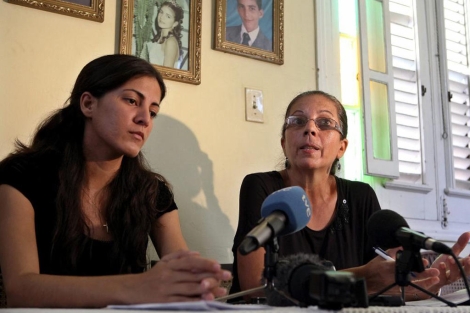 La viuda y la hija del disidente Oswaldo Payá en una imagen de archivo.