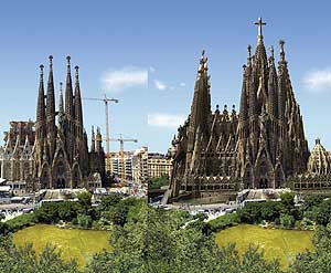 Resultado de imagen de sagrada familia acabada
