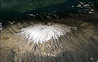 El Kilimanjaro, en el año 1993. (Foto: Satélite Landsat 5)