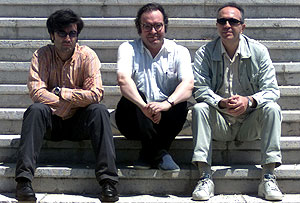 Tomás Fernando Flores, Diego Manrique y Jesús Ordovas, directores de 'Siglo XXI', 'El Ambigú' y 'Diario Pop', respectivamente.