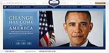 La web de la Casa Blanca, con la imagen del nuevo presidente. La web de la Casa Blanca, con la imagen del nuevo presidente.