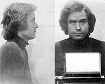 Imagen policial de Bundy. Imagen policial de Bundy.