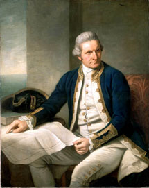 James Cook por Nathaniel Dance (c. 1775)