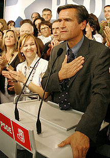 López Aguilar, en la sede del PSOE. | Alberto Di Lolli