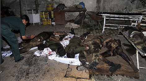 Cad�veres de fallecidos en un ataque a Rawalpind hace d�as. | Reuters