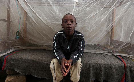 El niño nigeriano Jerry, acusado de estar 'embrujado'. | AP