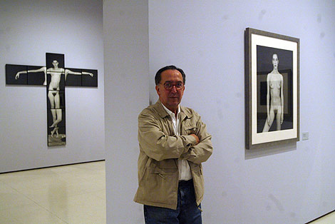 Humberto Rivas, en la exposición que le dedicó la MNAC. | Quique García