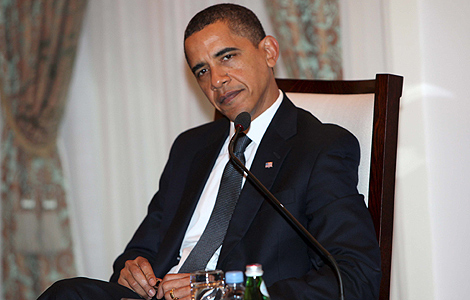 Barack Obama, durante la cumpra del APEC en Singapur. | Efe