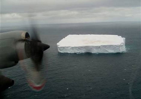 Los icebergs fueron avistados por un avión de las Fuerzas Aéreas de Nueva Zelanda. | New Zealand Defence Force Los icebergs fueron avistados por un avión de las Fuerzas Aéreas de Nueva Zelanda. | New Zealand Defence Force