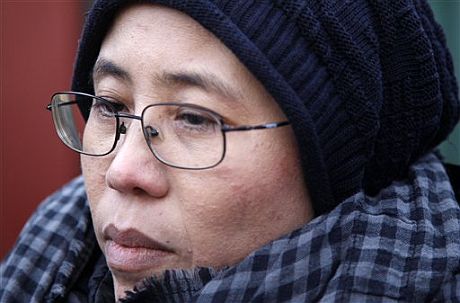 Liu Xia, mujer del preso Xiaobo. | AP