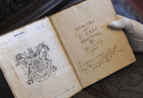 Manuscrito original de William Stukeley. | AP