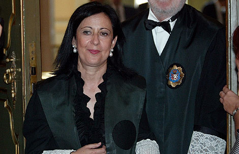 Margarita Robles, en un acto en 2004. | Javi Martínez