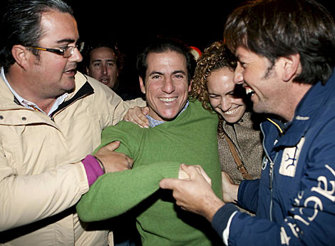 Juan Pedro Galán a su salida de prisión. | Efe