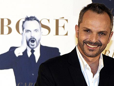 Miguel Bosé, en la presentación de su nuevo disco, 'Cardio'. | Efe