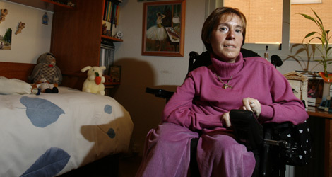 Una mujer con discapacidad física. | Begoña Rivas Una mujer con discapacidad física. | Begoña Rivas