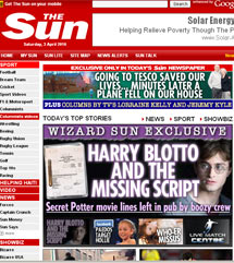 Portada de 'thesun.co.uk'