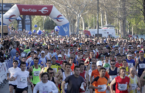 Imagen de la Maraton en Madrid. | Efe