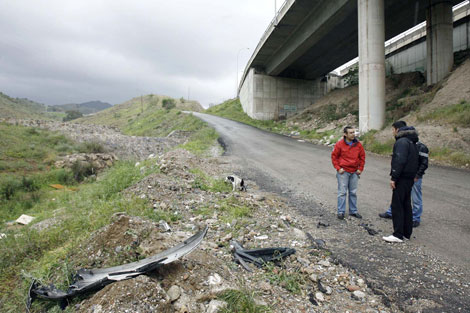 Imagen del lugar del accidente. | Jesús DomÃnguez Imagen del lugar del accidente. | Jesús DomÃnguez