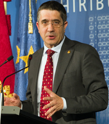 El lehendakari, Patxi López. | Mitxi