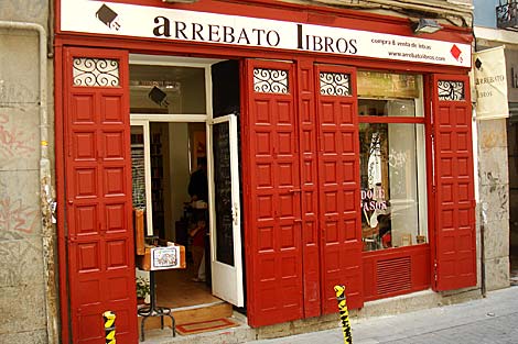 Fachada de la librería.