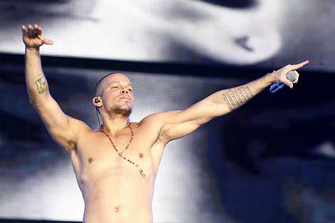 El cantante puertorriqueño de la banda Calle 13, René Pérez. | Efe