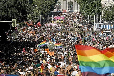 Imagen del desfile del Orgullo Gay en Madrid el pasado año. | Alberto Di Lolli