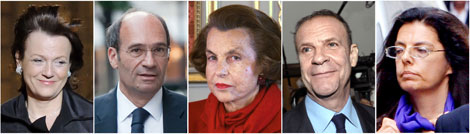 El ministro, su mujer, la heredera, su amigo y su hija El ministro, su mujer, la heredera, su amigo y su hija