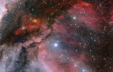 Nueva imagen de la estrella WR22 en la nebulosa Carina. | ESO