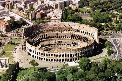 Foto aérea del Coliseo. | Reuters, ElMundo.es