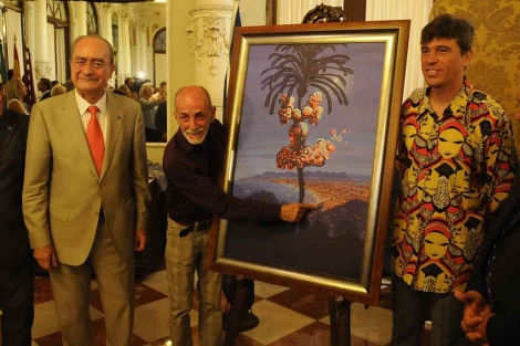 De la Torre con Jos� Luis Bola Barrionuevo y Javier Ojeda. | N. Alcal�
