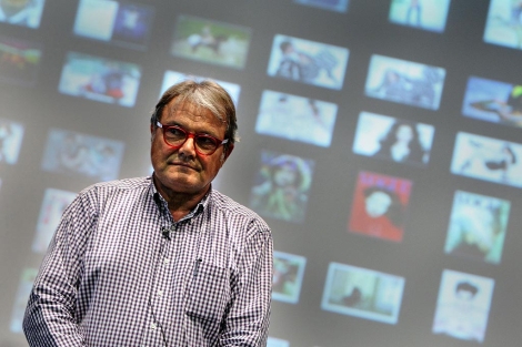 El fot�grafo y dise�ador italiano Olivero Toscani, en Valencia. | Efe