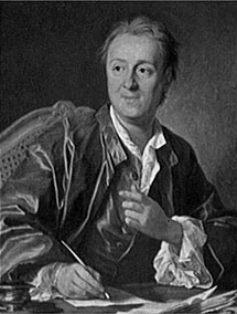 Un retrato de Diderot por Louis-Michel van Loo.