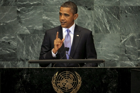 Obama, ante la Asamblea General de la ONU. | EFE