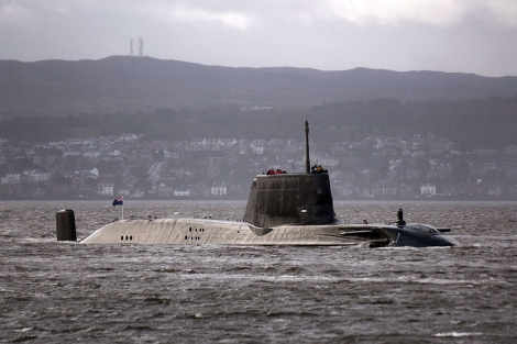 Una foto del año pasado del submarino 'Astute' del Ejército británico. | Afp