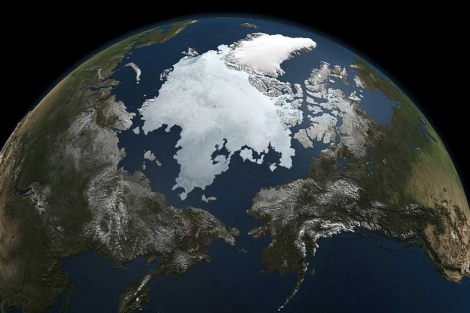 El Ártico, visto vía satélite.| NASA