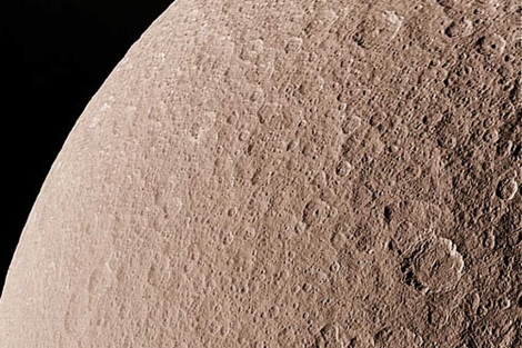 Rhea es la segunda luna más grande de Saturno. | NASA