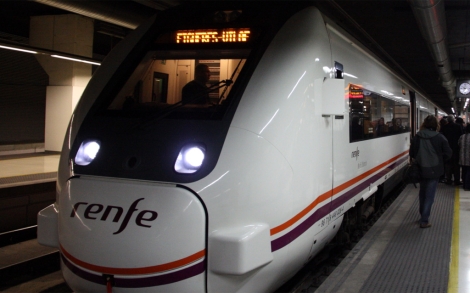 El primer tren del servicio.| ACN