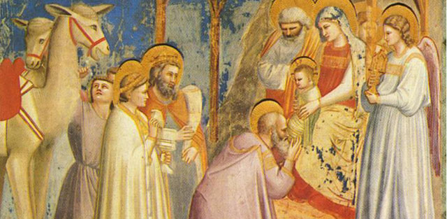 La Adoración de los Reyes de Giotto