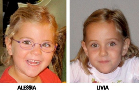 Las dos hermanas desaparecidas, Alessia y Livia. | Efe