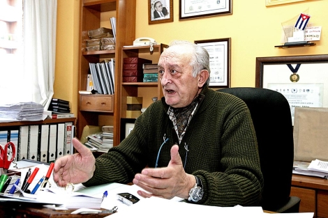 El presidente de la asociación, Gumersindo Rodríguez. | José Manuel Gutiérrez