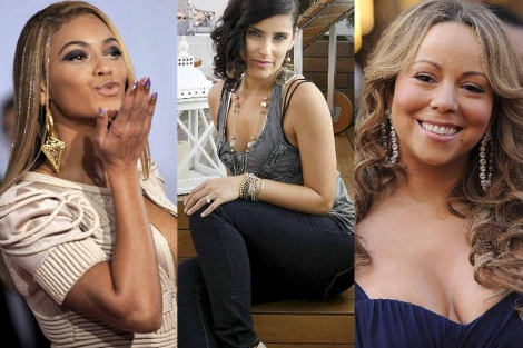 Beyoncé, Nelly Furtado y Mariah Carey. | Efe