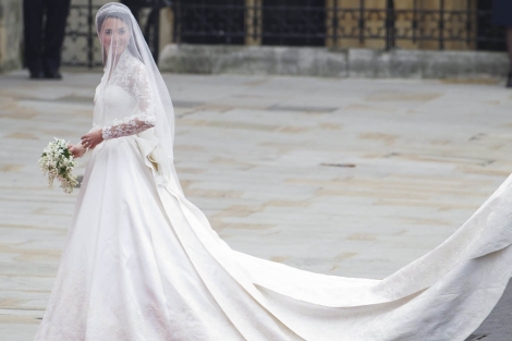 Todo contribuyó para darle un sentido tradicional al vestido
