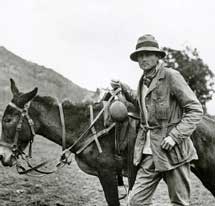 Imagen del descubridor de Machu Picchu Hiram Bingham.| AFP Imagen del descubridor de Machu Picchu Hiram Bingham.| AFP