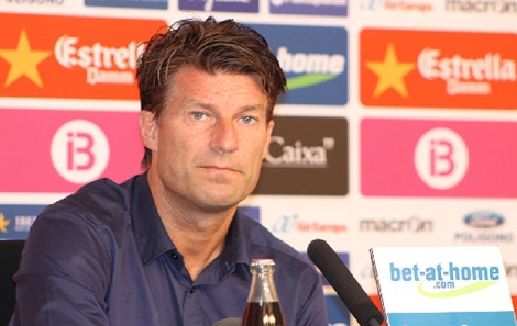 Michael Laudruo, entrenador del club rojillo | RCD Mallorca
