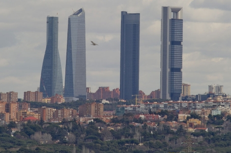 La 'boina' de contaminación que afecta a Madrid. | Gonzalo Arroyo
