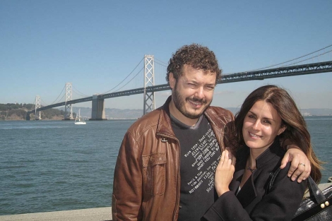 Miguel y su mujer, Flavia, en San Francisco. | M.D. Miguel y su mujer, Flavia, en San Francisco. | M.D.