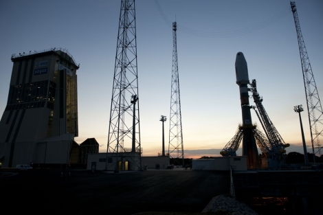Los dos primeros satélites de Galileo viajarán a bordo de un cohete Soyuz. | ESA Los dos primeros satélites de Galileo viajarán a bordo de un cohete Soyuz. | ESA
