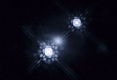 Imagen captada por el telescopio del entorno del agujero negro. | NASA
